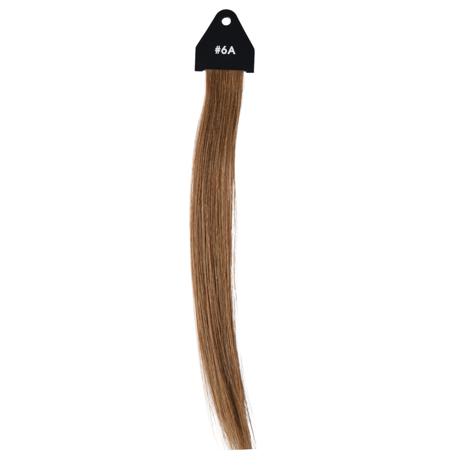 #6A Ash Brown Genius Hybrid Weft Full Cuticle Human Hair Extensions Double Drawn-4 wefts