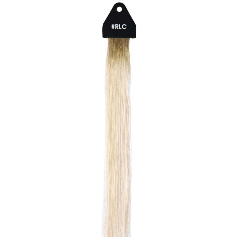 #RLC Rooted Ash Blonde Genius Hybrid Weft Full Cuticle Human Hair Extensions Double Drawn-4 wefts