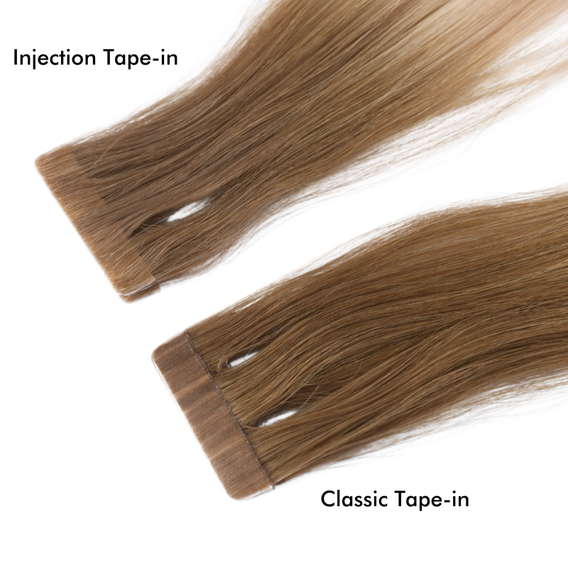 #KLD Rooted Ombre 18A/60 Seamless Injection Tape-in Full Cuticle Human Hair Extensions Double Drawn-50g