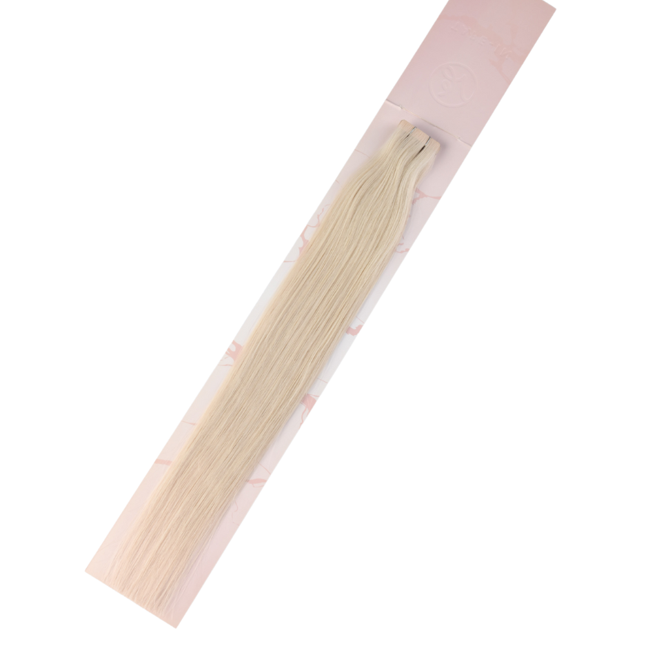 #RLC Rooted Ash Blonde Seamless Injection Tape-in Full Cuticle Human Hair Extensions Double Drawn-50g